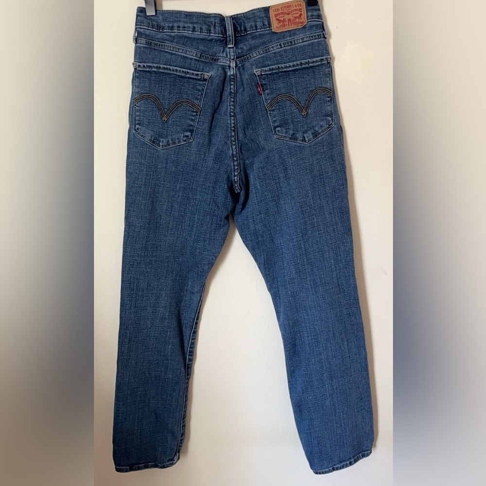 Vintage Y2K Levi's 545 Low Boot Cut Jeans Size 4S 27x28 Medium Wash